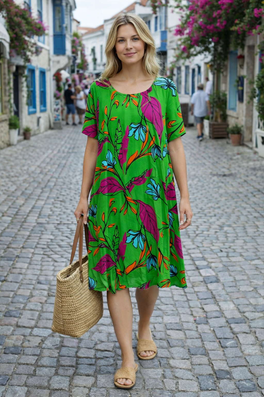 midi blue dress Fifteen Twenty Women's Jessa Midi Dress In Lake 2F27900