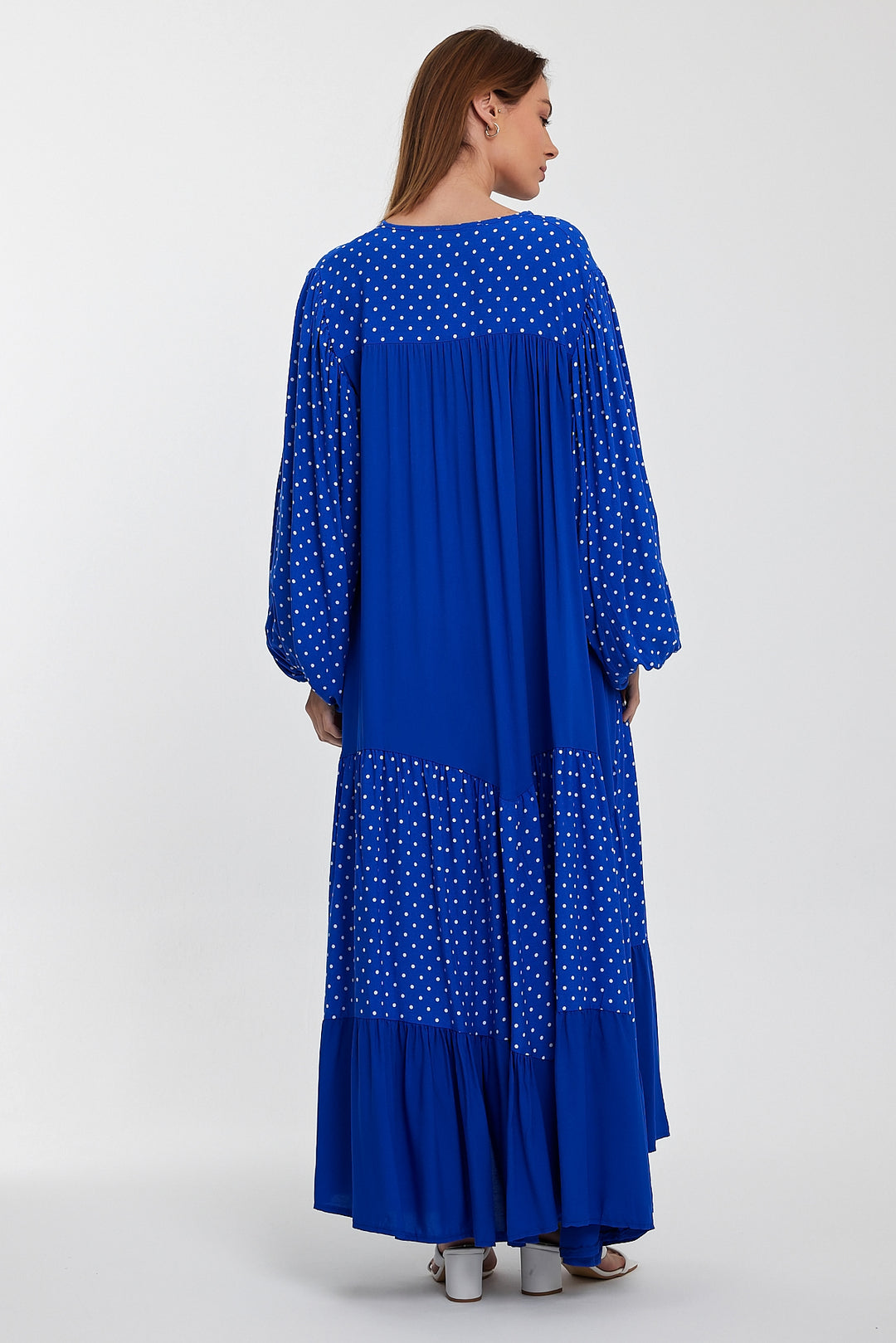 (4P. PACK) Polka Breeze Maxi Dress