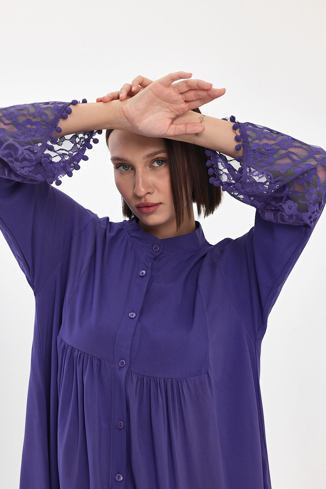 4P.PACK) Luna Lace Tiered Midi Dress