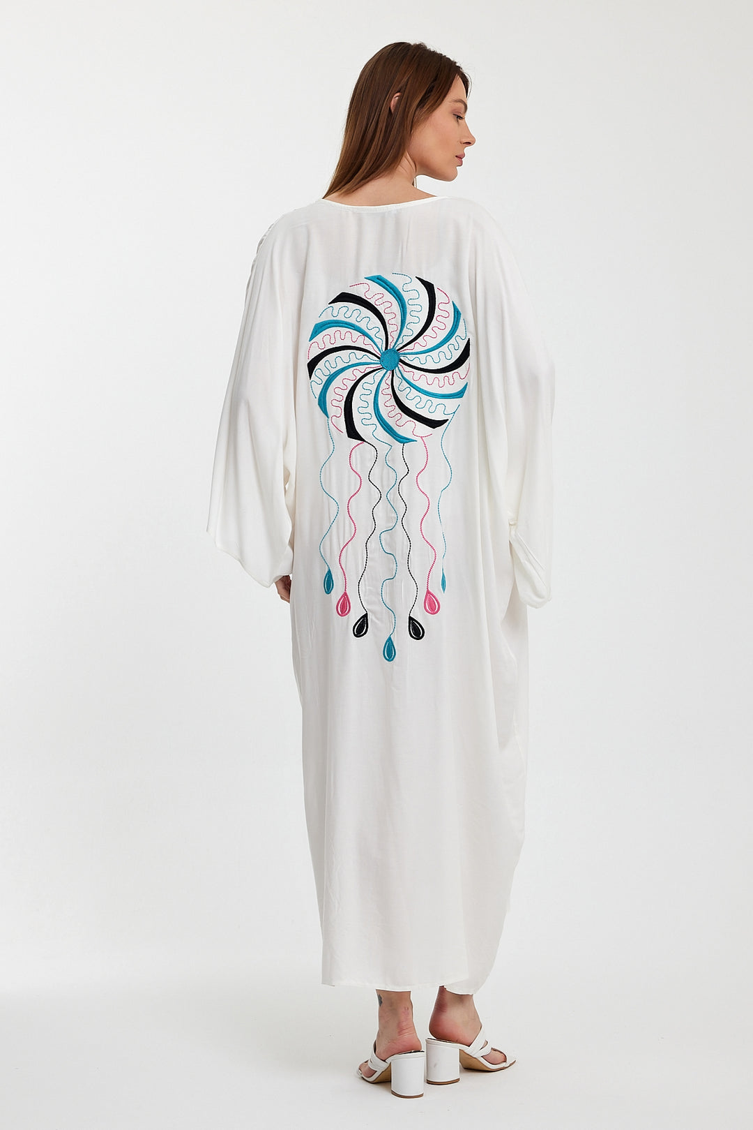 (4P.PACK) Tassel Mirage Kaftan Dress