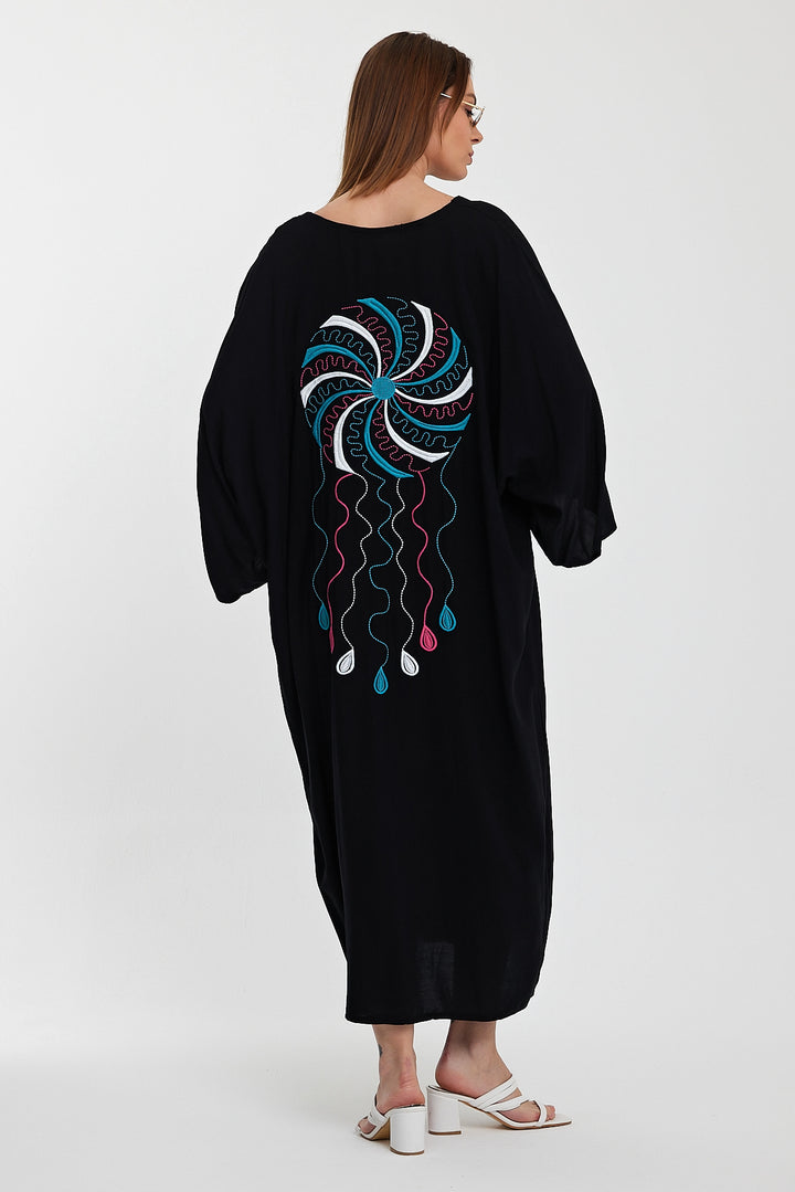 (4P.PACK) Tassel Mirage Kaftan Dress