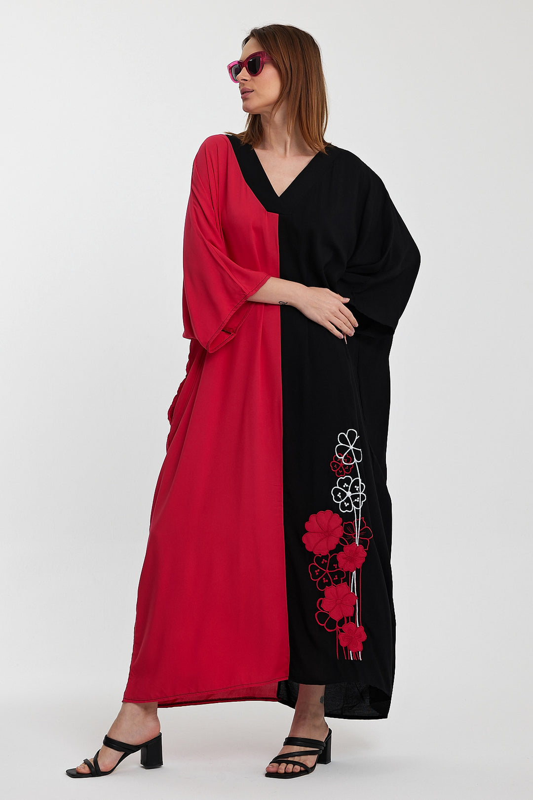 (4P.PACK) Dual Charm Kaftan Dress