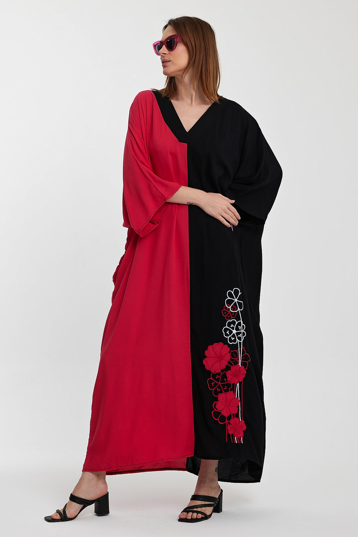 (4P.PACK) Dual Charm Kaftan Dress