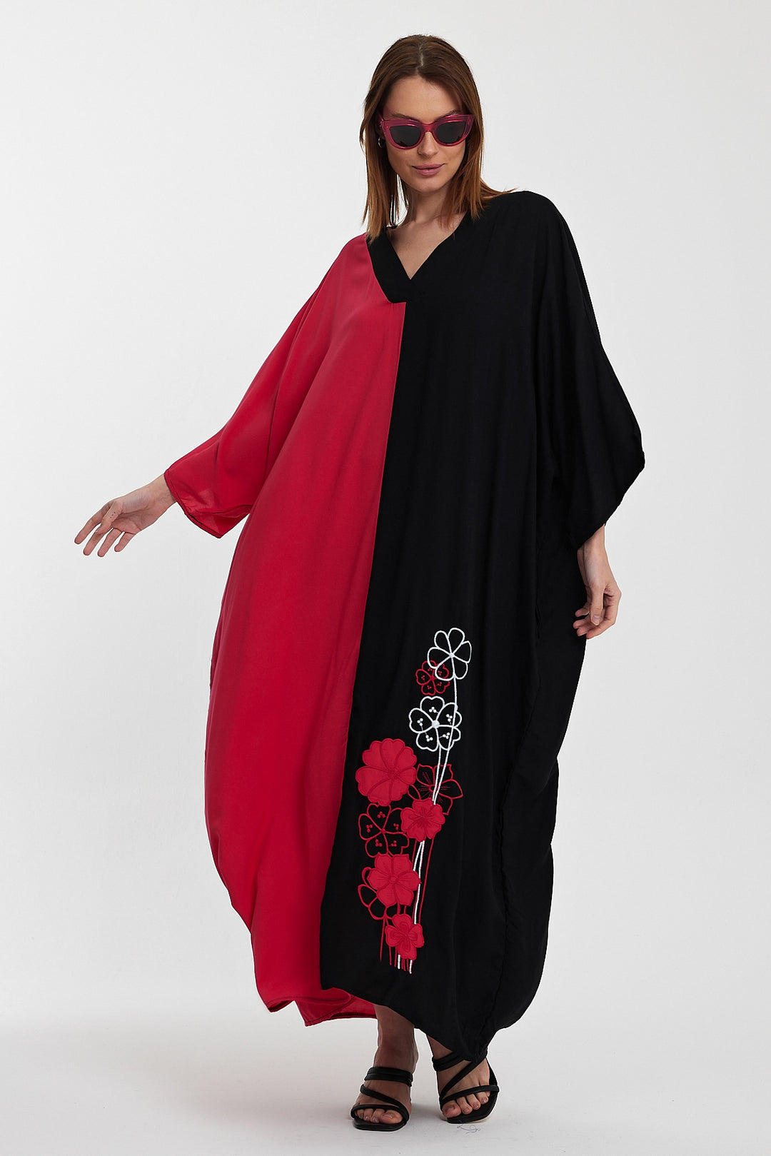 (4P.PACK) Dual Charm Kaftan Dress