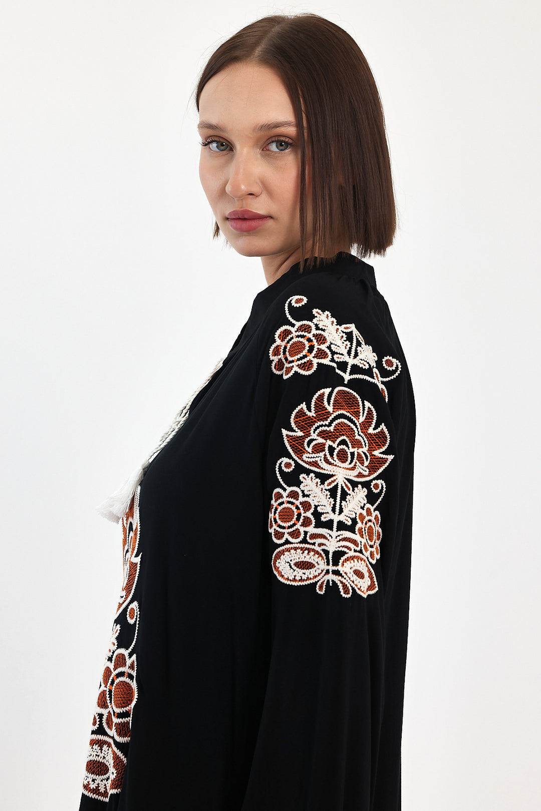 (4P.PACK) Boho Luxe Embroidered Maxi Dress