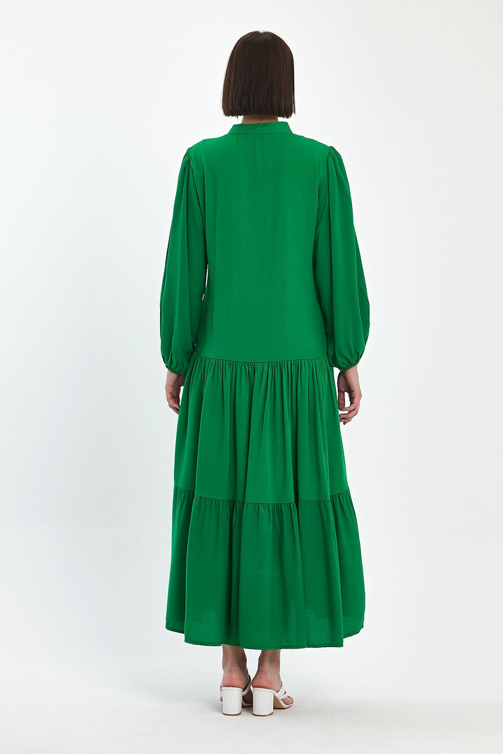 (4P.PACK) Ornate Elegance Maxi Dress