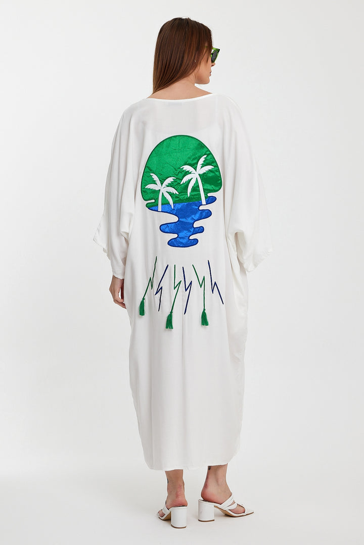 (4P.PACK) Lightning Flow Oversized Shirt Kaftan