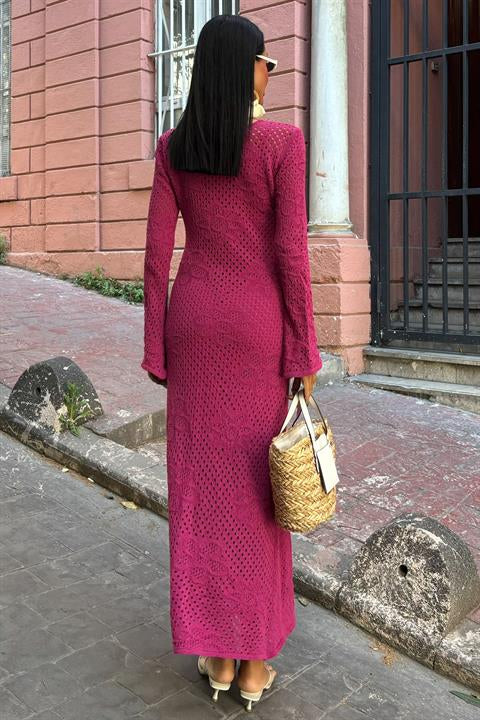 cicek-detayli-ajurlu-triko-elbise-2857-5c-eea