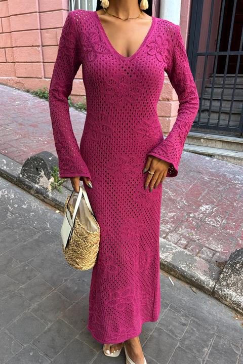 cicek-detayli-ajurlu-triko-elbise-2857-a-7de3