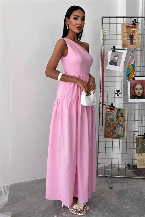 tek-omuzlu-pile-detay-maxi-elbise-2895-250-db
