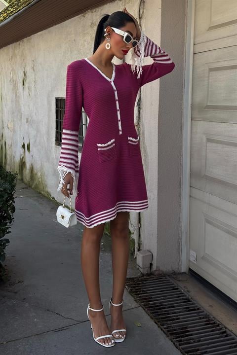 triko-kollari-puskullu-dugmeli-elbise--0-ea69